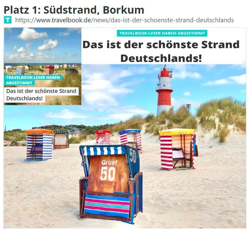 Haus Deutsche Bucht Apartment Borkum Bagian luar foto